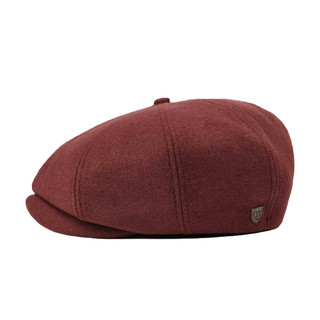 BRIXTON 報童帽 BROOD SNAP CAP MERLOT 羊毛 報童帽 鴨舌帽 HO1800006MRL