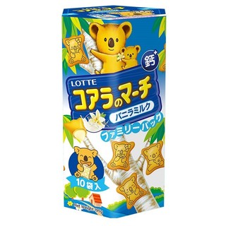 樂天 小熊餅家庭號-牛奶風味(195g/盒)[大買家]