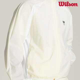 【Wilson】Classic WarmUp Jacket Marshmello 男款 服飾 外套 白色