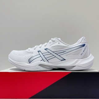 ASICS GEL-ROCKET 12 (2E)男女款 白色 寬楦 耐磨 緩震 排球鞋 羽球鞋 1073A087-100