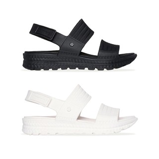 SKECHERS 女 ARCH FIT FOOTSTEPS 涼鞋-111461BBK/WHT