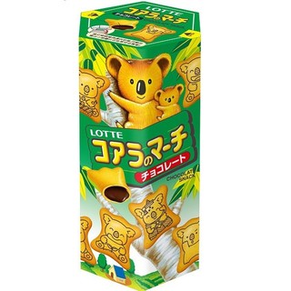 (超取限54/宅配限108)LOTTE 樂天小熊餅-巧克力風味(37g/盒)[大買家]
