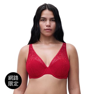 【Chantelle】Day To Night Spacer T-Shirt Bra B-D(15F70 0YU罌粟紅)