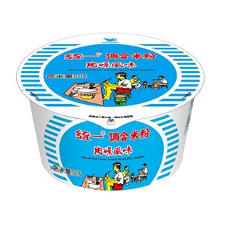 統一 肉燥調合米粉(碗)[箱購] 64g克 x 12 【家樂福】