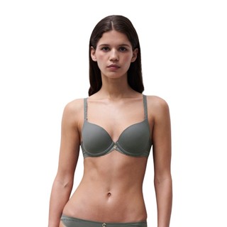 【Chantelle】Romance 3D記憶纖維T-Shirt Bra 內衣 B-D(19XN0 09W泥釉綠)
