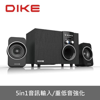 DIKE 多媒體藍芽2.1聲道喇叭【萬家福】