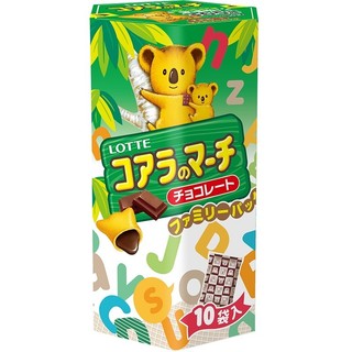 LOTTE樂天 小熊餅乾家庭號(巧克力風味) 195g【萬家福】