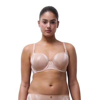 【Chantelle】Glaze 3D記憶纖維T-shirt Bra內衣 BCD罩杯(15XN0 0RG玫瑰石英粉)
