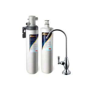 3M S004淨水器特惠組【本組合共含原廠鵝頸頭+基本安裝+2支濾芯】4人以上家庭適用1PC個【萬家福】