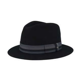 BRIXTON 紳士帽 ROMA FEDORA BLACK / GREY 中性紳士帽 紳士帽 11705BGY