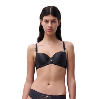 【Chantelle】Idyll 3D記憶纖維T-shirt Bra B-D(18UN6 011黑色)