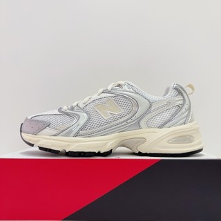 New Balance NB 530 男女款 銀色 奶油色 透氣 輕量 緩震 D楦 休閒 老爹鞋 慢跑鞋 U530ESB