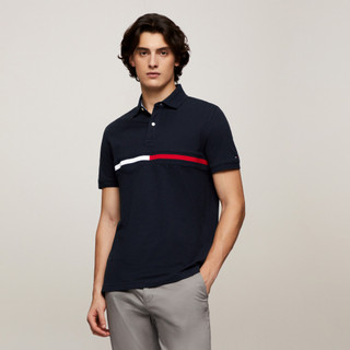 【Tommy Hilfiger】Calvert 短袖 Polo 衫 藍色