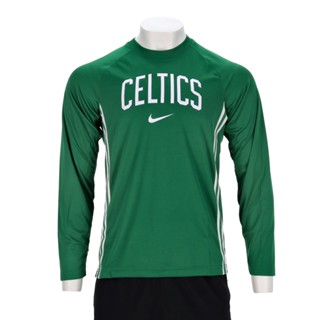 Nike As Bos Mnk Df Ls Game Top 男款 綠色 NBA 塞爾提克隊 長袖 HM6798-312