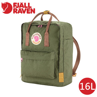 【Fjallraven 小狐狸 Kanken Concept 背包 16L《綠/卡其棕》】F23200334/登山/健行