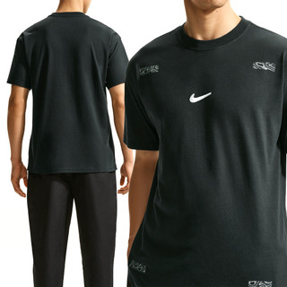 Nike As U Nsw Tee Lse Reflective Sh 男款 黑色 寬鬆 短袖 IM3758-010