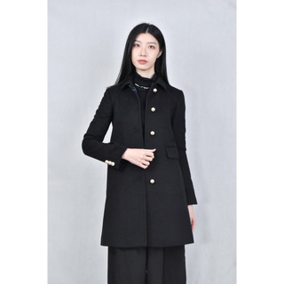 (XS（含）以下) gucci 黑色排釦大衣外套