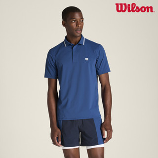 【Wilson】Tennis Volley Short 6in Classic Navy 男款 服飾 短褲 海軍藍