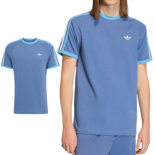 Adidas 3S Tee 男款 藍色 圓領 T恤 運動 休閒 短袖 KC8638