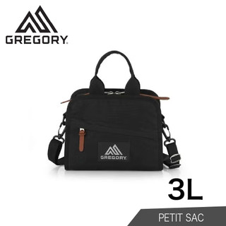 【GREGORY 美國 3L PETIT SAC斜背包《黑》】155510/側背包/休閒包/兩背/兩用包