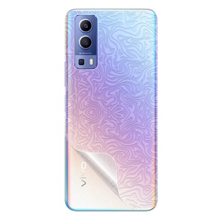 【大螢膜PRO】vivo V21 Y72 5G 手機背面保護貼 緩衝撞擊刮痕修復MIT環保無毒SGS防水防塵專利貼合治具