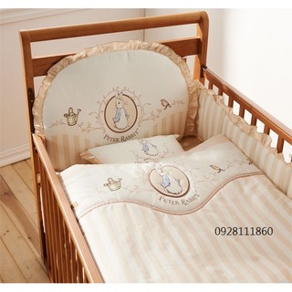 台灣製造奇哥 優雅比得兔六件式床組(M)(L)嬰兒床組大床中床優雅彼得兔6件式床組Peter Rabbit