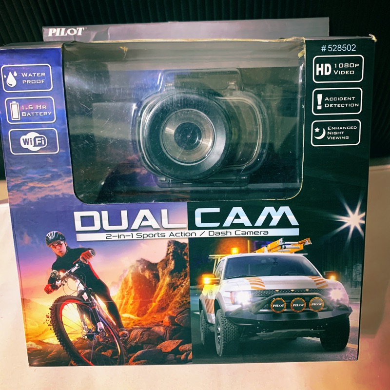 《全新》Dual Cam 二合一 運動攝影紀錄 sports action dash cam