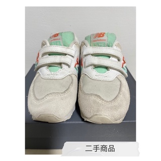 【二手童鞋】new balance 574 麂皮米白童鞋