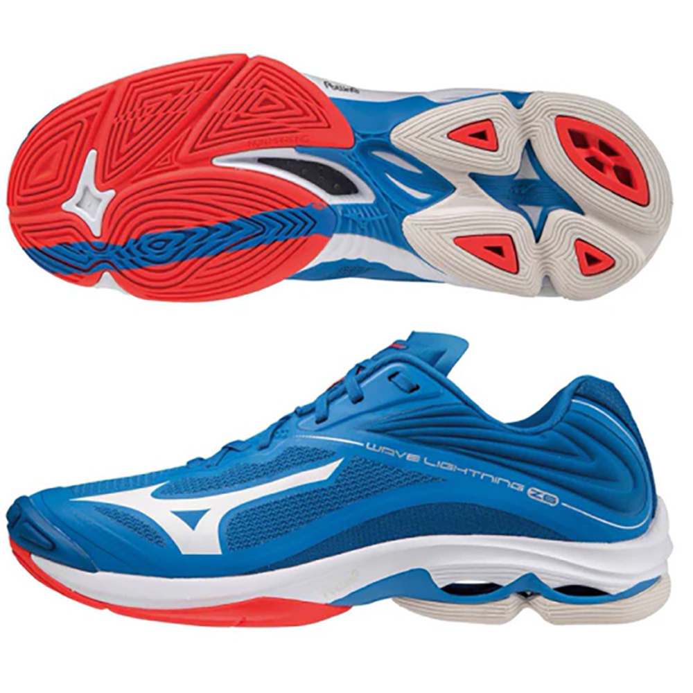 MIZUNO WAVE LIGHTNING Z6 男鞋 排球 緩震 止滑 透氣 藍【運動世界】 V1GA200024