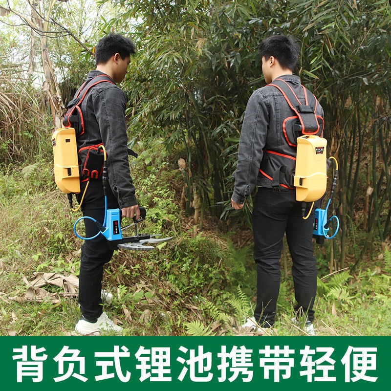 電動伐竹剪電剪子砍竹粗枝剪鋰電池砍竹子神器伐竹剪配件剪竹機