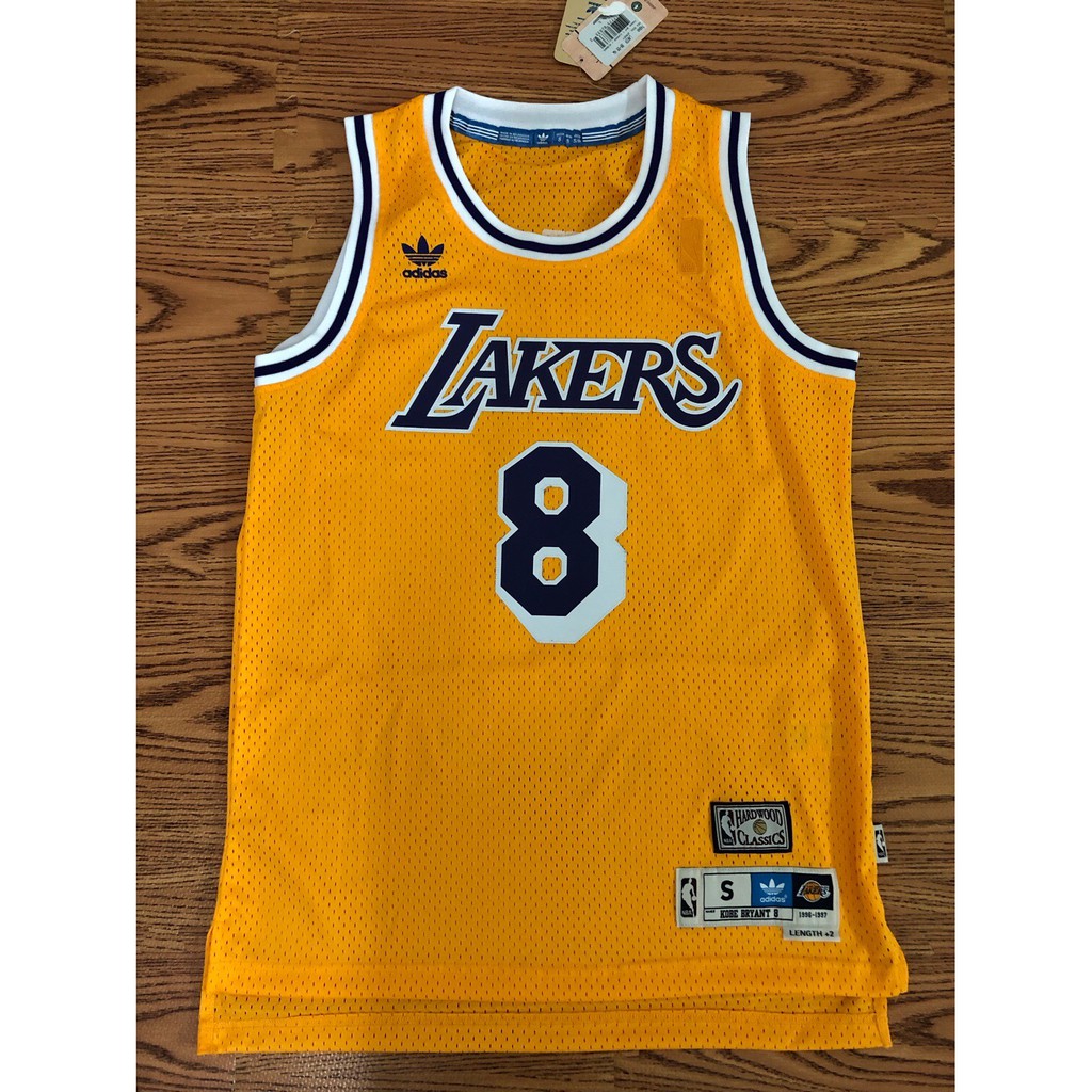 Kobe Bryant 湖人復古新人黃 球衣 美版 S號/M號 台版M號 全新含吊 全新無吊 NBA Adidas