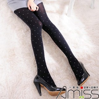 【Amiss】日系經典褲襪-閃亮點點(A121-8)