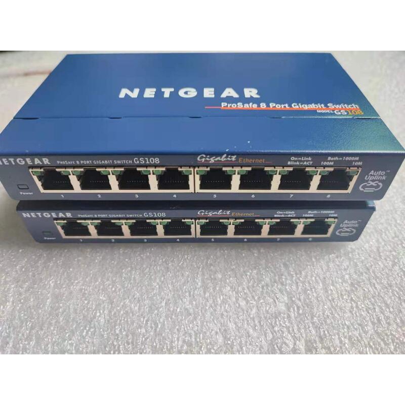 萊特 電腦週邊 NETGEAR GS108 8埠Giga無網管型交換器