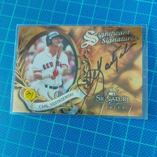 1997 簽名卡 DONRUSS SIGNATURE SERIES.31.CARL YASTRZENSKI