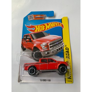 HOT WHEELS Merah Hotwheels 風火輪福特 F-150 皮卡紅色 HW 越野壓鑄汽車原裝稀有