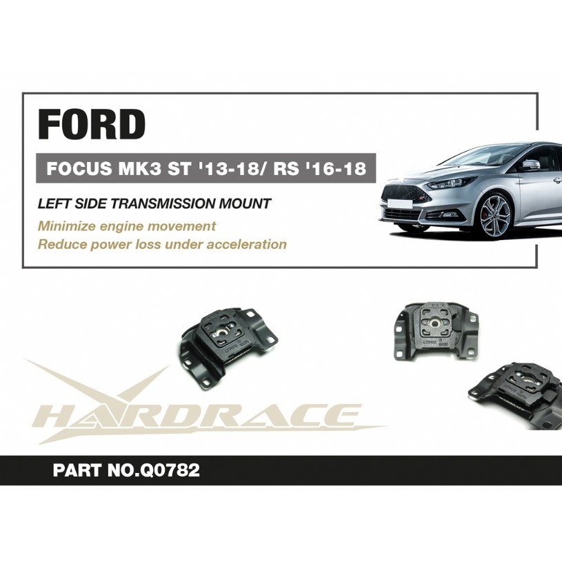 【HARDRACE】FORD FOCUS MK3 左側引擎腳 #Q0782 – CS車宮