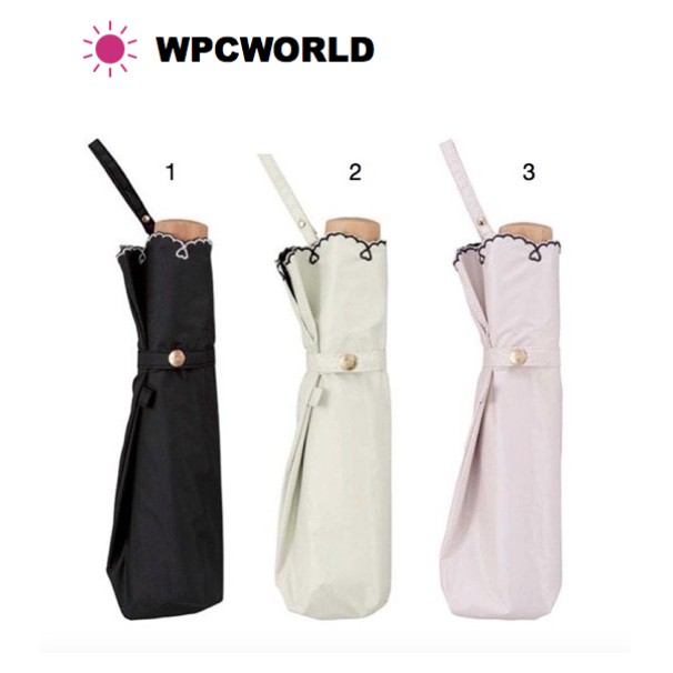Wpc日傘直送正版wpc 紫外線遮蔽率 遮光率達99 隔熱 140g 輕量 內塗黑 愛心刺繡 雨傘 蝦皮購物