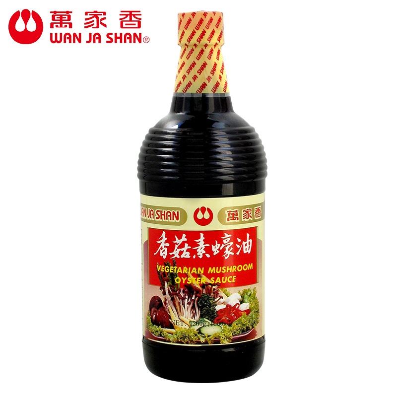 (免運)【萬家香】香菇素蠔油1000mlx12瓶/箱購