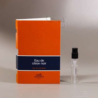 Hermes 愛馬仕 黑檸檬 Eau de citron noir 中性古龍水 2mL 可噴式 試管香水 全新