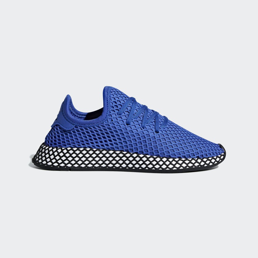 【小八】adidas Deerupt Runner J Hi Res Blue 藍 B41879