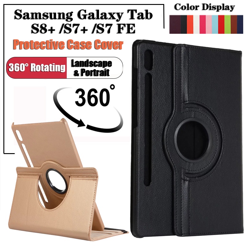 SAMSUNG 適用於三星 Galaxy Tab S7 FE S8 Plus S8+ S7+ 12.4" SM-X800