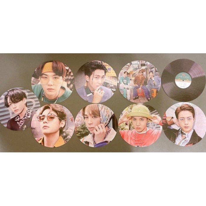 Bts 防彈少年團21 Season S Greetings 黑膠造型厚紙卡小海報現貨 蝦皮購物