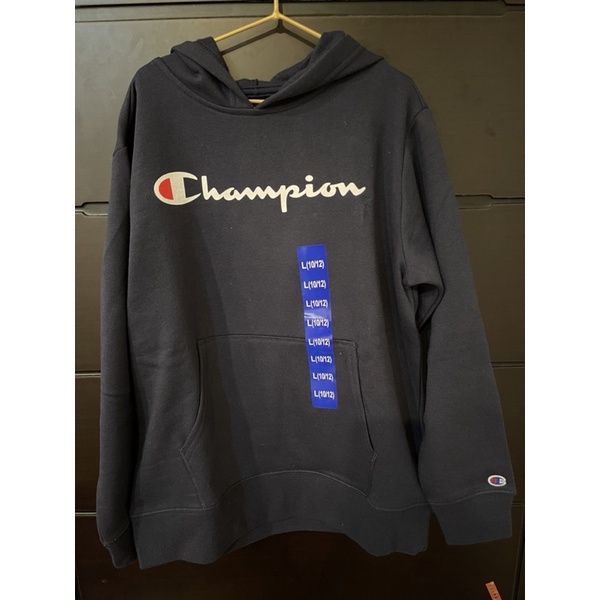 [現貨］COSTCO 冠軍 champion 男童 帽T上衣 L(10-12Y)