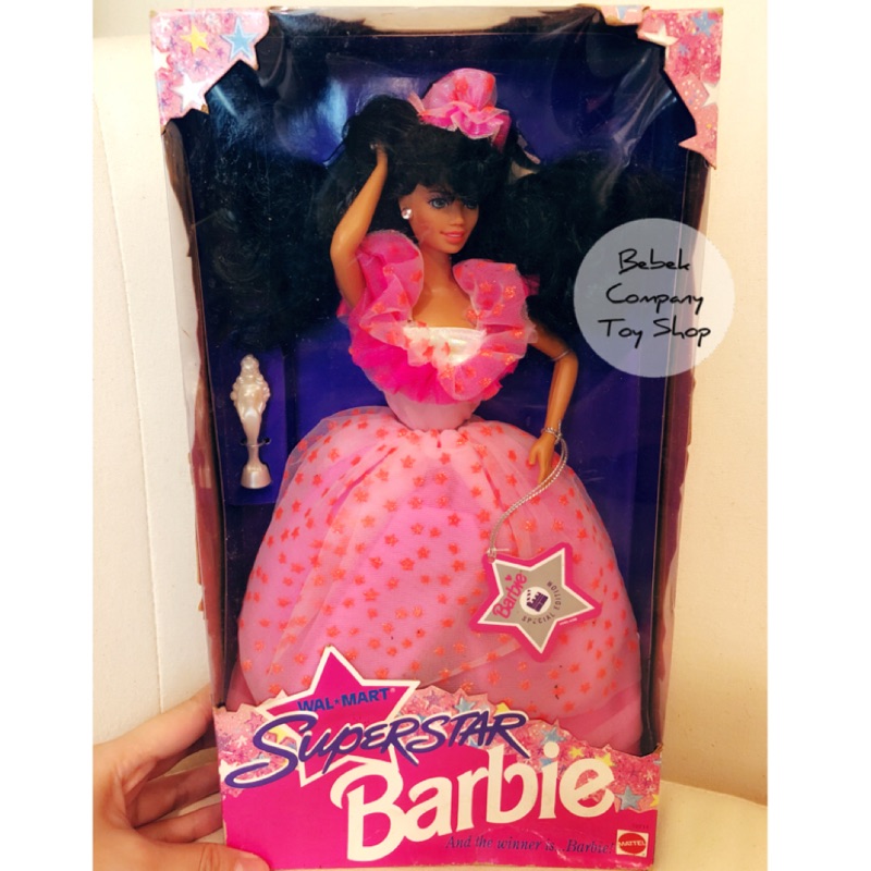 Mattel 1993 Walmart Superstar Barbie 絕版 古董 芭比娃娃 全新未拆 芭比
