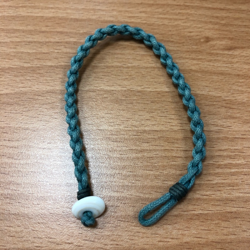 衝浪繩 腳鏈 腳環 二手 藍綠色