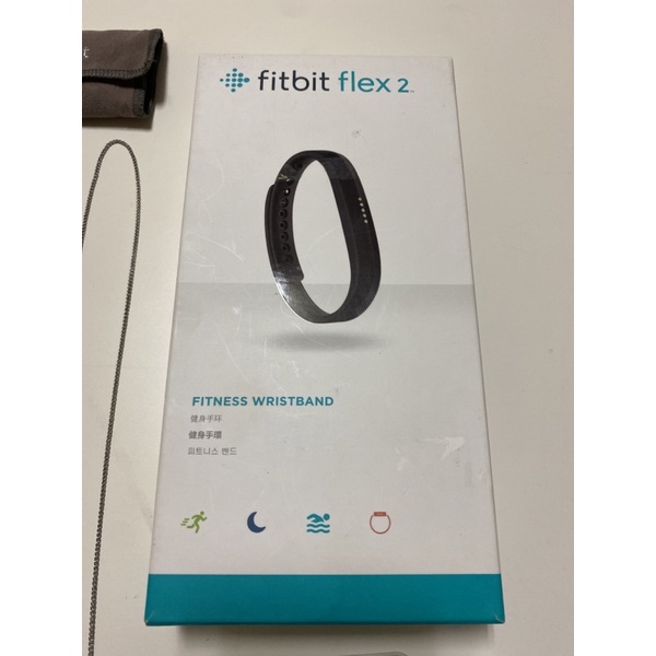 《二手》fitbit flex 2 全套附金銀色項鍊