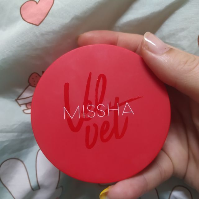 Missha 紅絲絨完美遮瑕氣墊粉餅（二手）