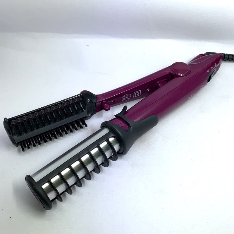 美國 Instyler 直捲兩用速效電動捲髮器 ISE1018 紫色