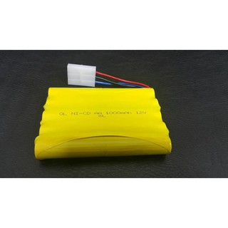 天母168 全新 12V 1000mah NI-CD 充電電池鎳鎘電池 .遙控汽車． 3孔接頭下標區