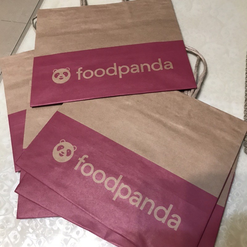 Foodpanda紙袋 富胖達S袋 外送紙袋 厚紙袋